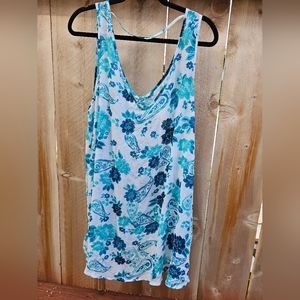 Torrid Flowy Blue Blouse size 1x